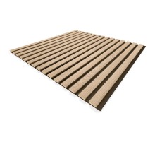 Панель стеновая акустическая МДФ Stella Comfort Light Дуб Снежный